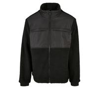 Urban Classics Patched Sherpa Jacket Black M Men