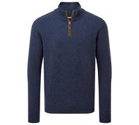 Sherpa - Kantega Quarter Zip Sweat - Merino jumper size S, blue