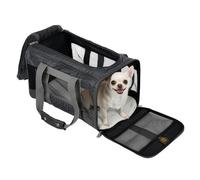 Sherpa Original Deluxe Travel Pet Carrier, Airline Approved & Guaranteed On Board - Charcoal Gray, Medium