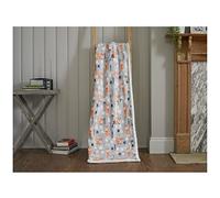 Sherpa Reverse Foxton Multicoloured Ultra Plush Printed Throw - 125cm x 150cm