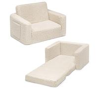 Sherpa Solid Colour Cozee Sherpa Flip Out Chair Sherpa Cream