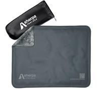 SHERPA THERAPY Large Ice Packs for Injuries Reusable - Soft Gel Hot and Cold Packs for Injuries, Hip, Shoulder, Back Pain Relief - 11.5" x 14.5" - Grey
