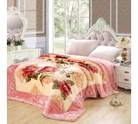 Sherpa Weighted Blanket, Soft Luxury Soft Fluffy Thick Fur Throw Blanket for Winter Couch Bed Sofa, Tie Dye Design, Machine Washable(C,200cmx230cm-4.5kg)