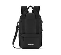 Sherpani Camden, Convertible Backpack, 3 in 1 Tote Bag, 18L Travel Backpack, Crossbody Bag, RFID Protection, Fits 13” Laptop, Raven, One Size, Travel Backpack