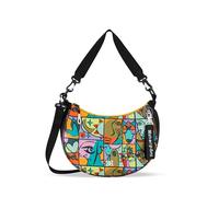 Sherpani Mina, Medium Crescent Bag, Lightweight Half Moon Crossbody Bags, Fashionable Shoulder Bag, Handbag for Women, Cloud9, One Size