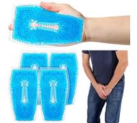 Sherr 4 Pcs Vasectomy Ice Pack DIY Kit Vasectomy Gift for Men Reusable Cold Therapy Gel Packs Wraps Reusable Gel Beads Compress for Testicular Pain Relief