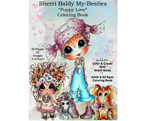Sherri Baldy My Besties TM Puppy Love Coloring Book