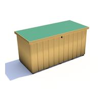 Sherringham 1' 6" x 4' Flat Garden Store - Premium Dip Treated Shiplap