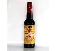 Sherry Vinegar 4 Years Aged | 375ml | Oak Barrel Aged | No Additives | Authentic Spanish DOP Vinagre de Jerez (Capirete) (Pack of 1)