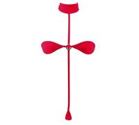 SHERRYLO Micro Sling Bikini Extreme G String Slingshot Bikinis Slutty Exotic Swimsuit Thong Bathing Suit Lingerie for Women, 17112-red, One Size