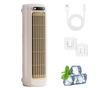 Sherum Cooling Ace, Cooling Ace Portable Air Cooler, Silent Operation with 3 Adjustable Modes and Led Display, for Bedroom, Office, Stay Cool In Summer (Beige)