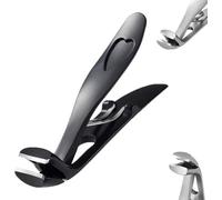 Sherum Nail Clippers for Seniors, Dotmalls Cumuul ClipMaster Pro, Ergonomic Toenail Clippers with Angled Head, Dotmalls Hilipert Nail Clippers, Sherum Clipmaster Pro (Black)