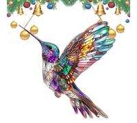 Sherum Spirit Birds, Hummingbird Acrylic Decor, Sheremart Spirit Birds, Hummingbird Suncatchers for W-indows Hanging, Acrylic 2D Bird Pendant Ornament, Bird Sun Catchers Indoor Decor, for Bird Lovers