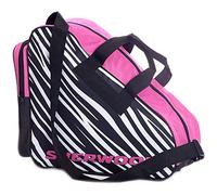 Sherwood 80083 Ice Skate Bag with Handles, Inline Bag, Ice Hockey Bag with Zip and Practical Compartments, Includes Adjustable Carry Strap, Pink Zebra, 36 x 16 x 36 cm