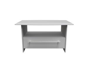 Sherwood Coffee Table Grey 1 Shelf 1 Drawer 93cm