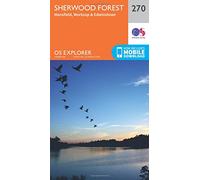 Explorer 270 Sherwood Forest Map With Digital Version, Orange One Size