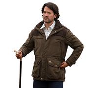 Sherwood Forest Men's Blackmere Jacket Hunting, Moss Olive/Dark Brown, 4XL