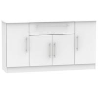Sherwood Grey Wide Sideboard - 4 Doors