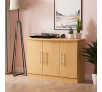 Sherwood Large Cupboard Natural 3 Doors 112cm
