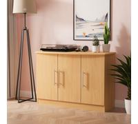 Sherwood Large Cupboard Natural 3 Doors 112cm