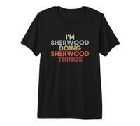 Sherwood Name Sherwood Personalized Name First Given Premium T-Shirt