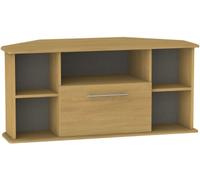 Sherwood Oak Effect 115cm Corner TV Unit