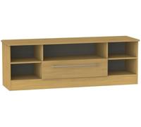 Sherwood Oak Effect 145cm Wide TV Unit