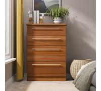 Sherwood Tall Chest of Drawers Walnut 4 Drawers 77cm