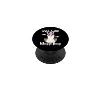 She's a Bad Momma Llama - Mama Funny - Vintage Mom Gift PopSockets Adhesive PopGrip