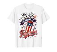 She's A Little Firecracker Patriotic T-Shirt