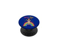 She's A Para I Can Tell Funny Paraprofessional Rainbow PopSockets Adhesive PopGrip
