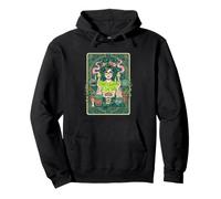 She's A Teacher I Can Tell Funny Witch Tarot Card Halloween Pullover Hoodie