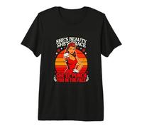 Shes Beauty Shes Grace Shell Punch Face Retro Premium T-Shirt