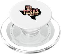She's from Texas I can tell Texas pride for women Cowgirl PopSockets PopGrip for MagSafe