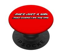 She's just a girl that claims I am the one | Lyrics PopSockets Adhesive PopGrip