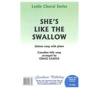 She's Like the Swallow - unison song with piano