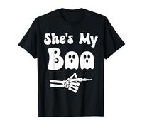 She's My Boo Matching Halloween Pajama Couples She's My Boo T-Shirt