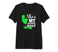 Shes My Drunker Half Fun Party Pub Couple Matching Costume Premium T-Shirt