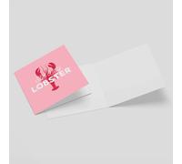 She's My Lobster Square Greetings Card (14.8cm x 14.8cm)