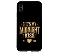 She's My Midnight Kiss Happy New Year Matching Couples Case for iPhone XS Max