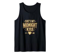 She's My Midnight Kiss Happy New Year Matching Couples Tank Top