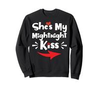 She's My Midnight Kiss Happy New Year Matching Funny Saying Sweatshirt