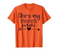 She's My Sweet Potato Kind Couple Matching Thanksgiving Tee T-Shirt