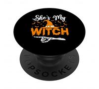 She's My Witch Halloween Witch PopSockets Adhesive PopGrip