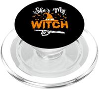 She's My Witch Halloween Witch PopSockets PopGrip for MagSafe