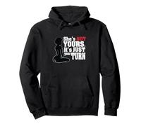 She's not yours it's just your turn Afro black women funny Pullover Hoodie