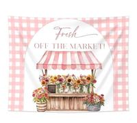 She's Off the Market Bridal Shower Banner Decor Farmer's Market Bridal Shower Backdrop Locally Grown Party Decor for Bridal Showers Gardener Theme Farm Partys