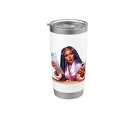 She's Over it. Sarcastic Sassy Silly Sista That's Over it. Stainless Steel Insulated Tumbler