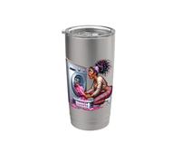 She's Over it. Sarcastic Sassy Silly Sista That's Over it. Stainless Steel Insulated Tumbler