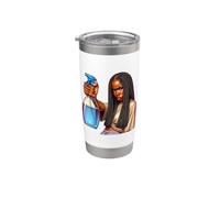 She's Over it. Sarcastic Sassy Silly Sista That's Over it. Stainless Steel Insulated Tumbler